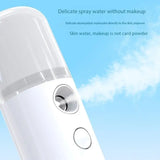 White Hydration Meter Nano Spray Hydration Meter Face Hydration Disinfectant Machine Humidifier Small Steam Face Home Use