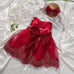 ILLMINIQUE ™ Newborn Photography Outfits Girl  With Big Bow Lace Dress