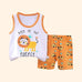 ILLMINIQUE ™ 2PCS Sets Summer Cotton T-Shirts Shorts For Boys and Girls